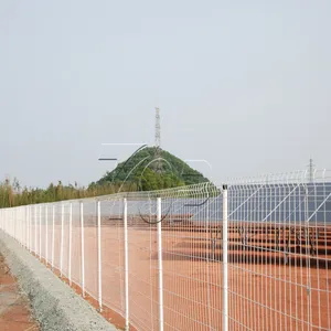 Atacado Preço Razoável Tudo Em Dois Cerca Post Luz Painel Solar Arame Guarda Cerca Pássaro Barreira Solar Cerca Elétrica Solar