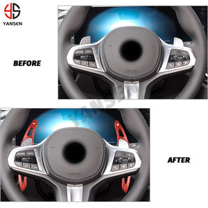 BMW 2 3 4 5 6 7 8シリーズG22 G30 G32 G11 G14 X3 X4 X4 X5 X6 7 G01用カーステアリングホイールシフトパドルシフターエクステンション - Product Image 3