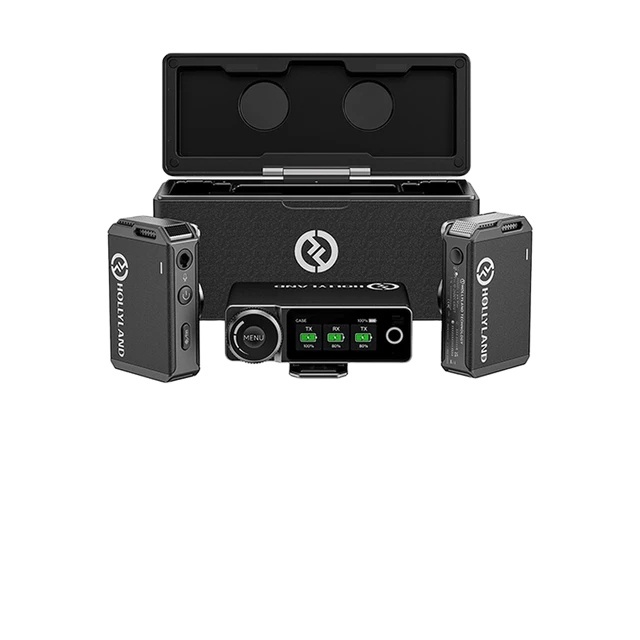 Hollyland Lark Max 250m Range 22 Hours Battery Life Photography Professional Wireless Lavalier Microphone