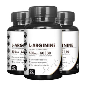 Capsules d'Arginine Naturelle en Marque Blanche OEM/ODM Fournissant de l'Énergie Relaxant les Muscles Complément Alimentaire pour Adultes - Product Image 2
