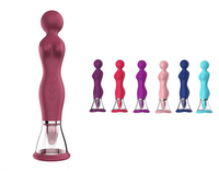 Luxus wasserdichtes vibrierendes Spielzeug wiederauf ladbarer Flirt Doppel motor für Frauen Tragbare Größe Klitoris stimulierender Vibrator