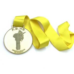 Vente en gros de trophées et médailles de football de médaille de marathon 3D en alliage de zinc vierges bon marché professionnel - Product Image 2