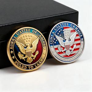 Moneta Commemorativa in Metallo Personalizzata con Logo, Design 2D 3D in Smalto Morbido, Stile Antico in Rame, Souvenir del Vecchio Castello - Product Image 3