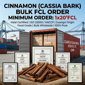 Corteza de Cassia Estándar Industrial, Especias Crudas Enteras, Venta al por Mayor Directa de Fábrica para Plantas de Extracción de Medicina Herbal - Product Image 5
