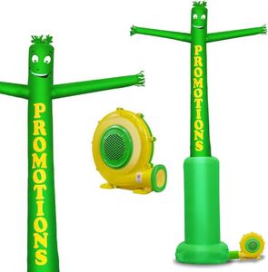 ¡Gran oferta! Muñeco inflable personalizado de bailarín volador, modelo de hombre de ondas de aire publicitario con soplador, muestra gratuita, poliéster, para mayoristas. - Product Image 2