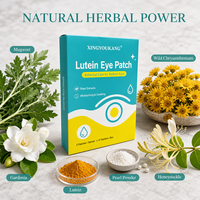 Patchs Hydrogel à la Lutéine pour les Yeux, Masque Apaisant pour la Fatigue Oculaire, Yeux Secs, Protection Contre la Lumière Bleue, Soin des Yeux, OEM ODM, Vente Directe Usine