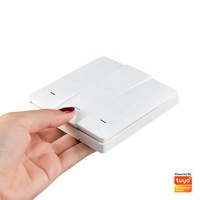 Interrupteur intelligent 3 voies Zigbee pour application Smart Life, 240V, en PC, installation facile, contrôle sans fil par une touche, scénario sans fil
