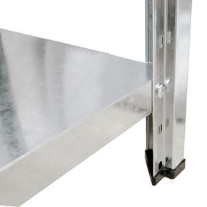 GI Light Duty <strong>Shelving</strong> Angle Steel Rack Galvanized Slotted Angle <strong>Shelving</strong> - Product Image 3