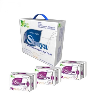 Cotone organico all'ingrosso igiene femminile marchio OEM assorbenti igienici da donna scatole regalo doganali - Product Image 2