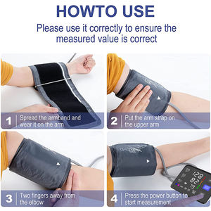 도매 가격 상완 디지털 Bp 모니터 혈압 기계 전자 혈압 모니터 - Product Image 2