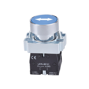 Electronic Screw Terminal Round Actuator Plastic <b>Push</b> <b>Button</b> <b>Switch</b> 1NO1NC 6A 600V Self-resetting Copper Contact Point - Product Image 2