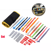 LumaView WFT-11 Outils de pose de film plastique pour voiture, raclette en feutre, pochette, kit de pose de film teinté pour vitres et PPF