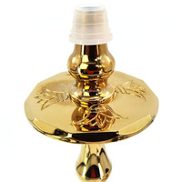 Ensemble doré de narguilé shisha haut de gamme famille royale aristocratique texte ancien transparent vente