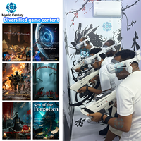 XR Battleground Multiplayer VR Arena XR Escape Salle de jeu Réalité virtuelle Jeux de combat d'intérieur Simulateur de tir VR 4 joueurs