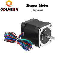 QDLASER 4-Plomb Nema 17 Moteur pas à pas 42 Moteur 17HS8401 48mm/78Oz-in/1.8A CE 42BYGH 1.7A(17HS8401) moteur de Laser de COMMANDE NUMÉRIQUE PAR ORDINATEUR et 3D Imprimante