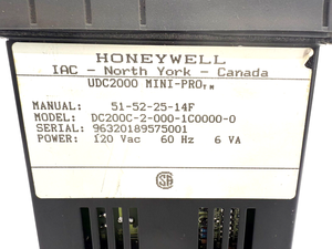 PLC UDC2000 Mini <span class=keywords><strong>Pro</strong></span> pengendali temperatur-DC200C-<span class=keywords><strong>2</strong></span>-000-1wbrC0000-0 - Product Image 3
