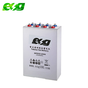 แบตเตอรี่ตะกั่วกรดแบบเจลทรงกระบอก ESG คุณภาพสูง สำหรับรถจักรยานยนต์ รถบรรทุก รถยนต์ ไม่ต้องบำรุงรักษา รุ่น SMF 2V 2500AH 3000AH OPZV - Product Image 4