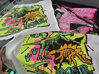 Imprimante DTF A1 60cm pour transfert fluorescent, tête d'impression I3200, 9 couleurs d'encre pigmentée, machine d'impression haute vitesse pour T-shirts et vêtements