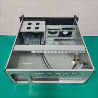4U Industrial Control Aluminum Front Panel Computer Case Deep 450 ATX Motherboard Workstation Rack-Mounted Industrial Server