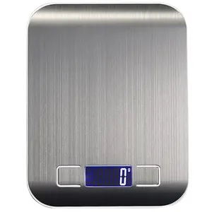 Stainless Steel Food Scale USB Rechargeable Digital Kitchen Scale 5KG/10KG