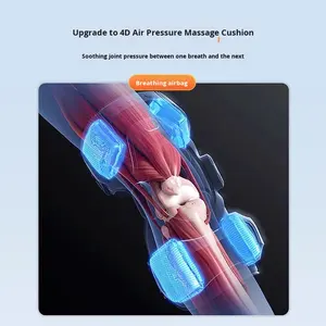 Medico gentiluomo JKAH-1G elettrico terapia di riscaldamento del ginocchio massaggiatore con controllo di temporizzazione impacco caldo/freddo per alleviare il dolore articolare - Product Image 2