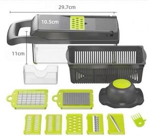 Multifunctional 16 in 1 Hand Operated <b>Vegetable</b> Mandoline Slicer Veggie <b>Chopper</b>, Food <b>Chopper</b> Onion Cutter <b>Vegetable</b> Slicer - Product Image 3