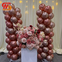 Support de ballons en plastique à installation facile, arche de ballons avec base et poteau pour décoration de mariage