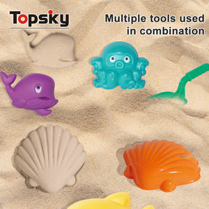 Ensemble <span class=keywords><strong>de</strong></span> jeu d'été en plein air portable unisexe amusant château en plastique et seau <span class=keywords><strong>de</strong></span> <span class=keywords><strong>sable</strong></span> <span class=keywords><strong>de</strong></span> plage jouets avec modèle animal pour les enfants - Product Image 3