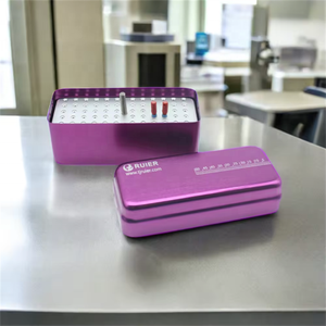 Scatola di disinfezione odontoiatrica 72 fori Endo porta file autoclavabile - Product Image 4