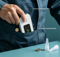 Alcootest professionnel portable avec capteur à pile à combustible, écran OLED LCD, résolution 0,001 % BAC, pour voiture et usage personnel