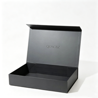 Boîte en carton pliable écologique de qualité supérieure personnalisée, laminage mat, fermeture magnétique, poignée pour emballage cadeau de luxe