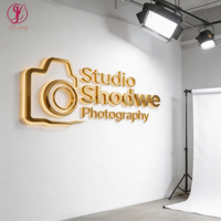 Enseigne personnalisée en acrylique rétroéclairée par LED, lettres 3D lumineuses, enseigne de nom de café, enseigne de logo LED pour intérieur/extérieur, boutique, magasin