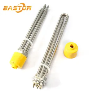 220v 3kw 6kw 9kw 12kw dc industrial tubular coil electric heater element immersion water heater rod
