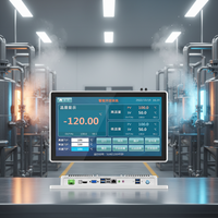 Panel PC Táctil Industrial de 15 Pulgadas con Clasificación IP65 a Prueba de Agua, Sin Ventilador, 1920x1080, Logotipo Personalizado, Envío Inmediato