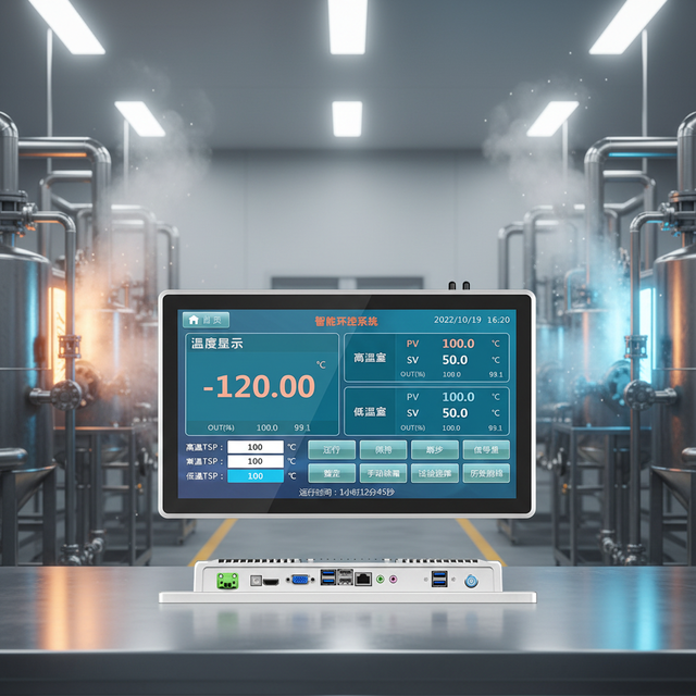15" IP65 Rated Waterproof Industrial Touchscreen Panel PC Fanless 1920x1080 Custom Logo Immediate Shipment