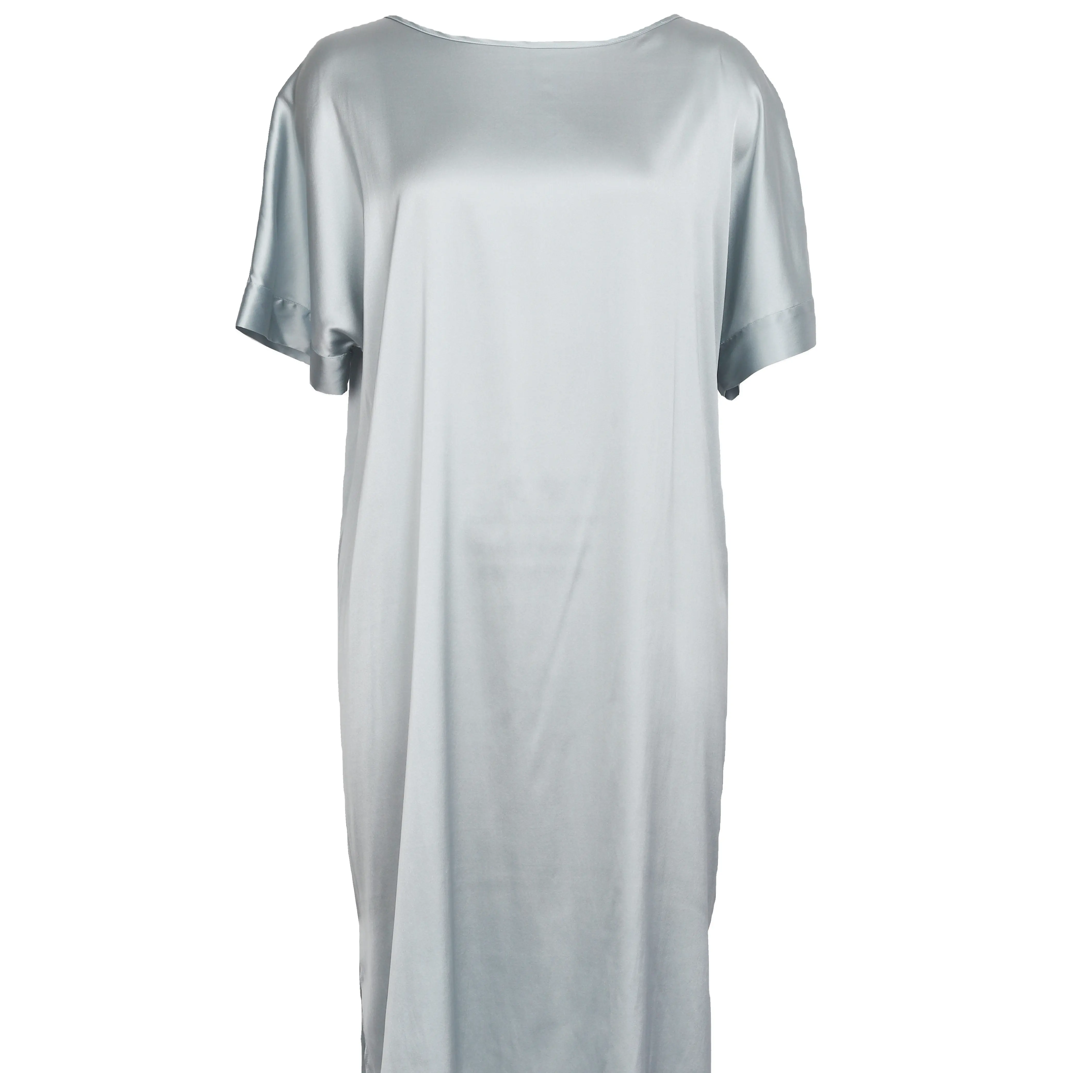 Pijama feminino elegante e macio de seda, roupa de dormir para mulheres, vestido para casa, suporte para personalização, 100%