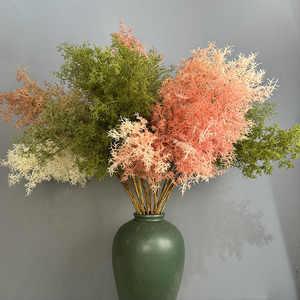 Ramo Decorativo <span class=keywords><strong>de</strong></span> Hierba Artificial Hecho a Mano para Pascua y Graduación, Decoración para el Hogar y la Oficina, Flores Artificiales <span class=keywords><strong>de</strong></span> Plástico, Planta Artificial - Product Image 1