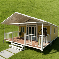 Maison modulaire avec 3 chambres, spacieuse salle de séjour pour grandes familles et logements commerciaux
