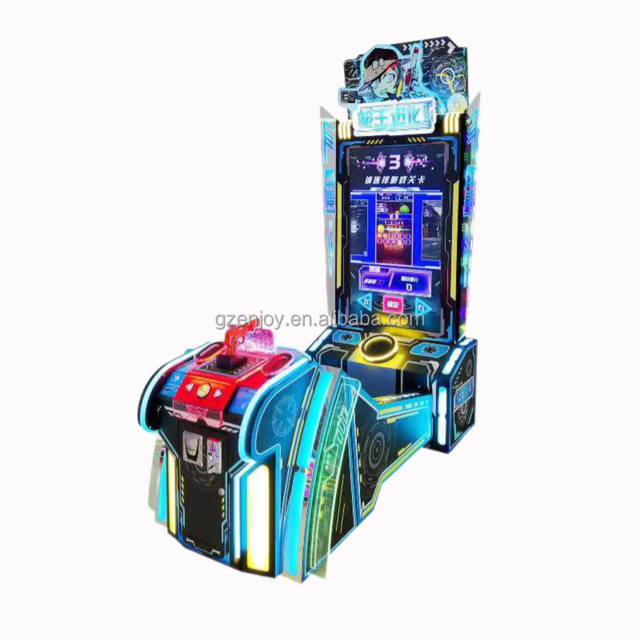 Indoor Coin Operated Shooting Simulator Arcade Game Machine with Spanish Support Metal Construction for Game Centers