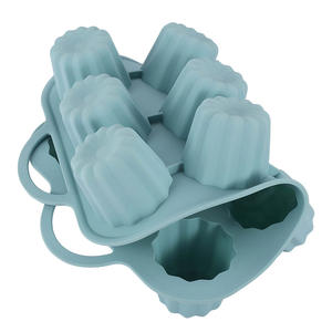 <span class=keywords><strong>Moule</strong></span> à gâteau cylindrique cannelé à 12 cavités-<span class=keywords><strong>Moule</strong></span> à pudding, gelée et chocolat pour la cuisson à domicile et la fabrication de desserts - Product Image 4