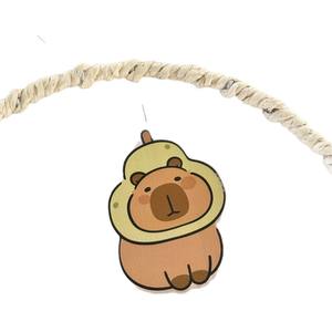 Kapibaraブナウッドフックノードリル強力LoadBeAaring木製接着剤ホーム入り口壁吊り動物ラック収納ホルダーラック - Product Image 5