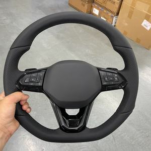 Vente en gros de volant de voiture en cuir personnalisé style sport pour Volkswagen <span class=keywords><strong>VW</strong></span> <span class=keywords><strong>Golf</strong></span> 5 6 <span class=keywords><strong>7</strong></span> <span class=keywords><strong>7</strong></span>.5 6R R Passat CC Gti <span class=keywords><strong>Gte</strong></span> MK8 - Product Image 1