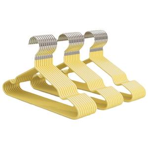 Perchas Metálicas Antideslizantes para Ropa, Ideales para Dormitorios Estudiantiles, Protegen los Hombros y No Dejan Marcas, para Niños y Adultos - Product Image 1