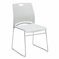 Chaise de salle de conférence en plastique Simple, chaises de visiteurs confortables, meubles
