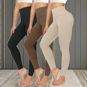Leggings pour femmes grandes tailles, épaissis, gainants, culotte sculptante, rehausseur de fesses, taille haute, triangle, silicone, antibactérien, vintage 6 - Product Image 2