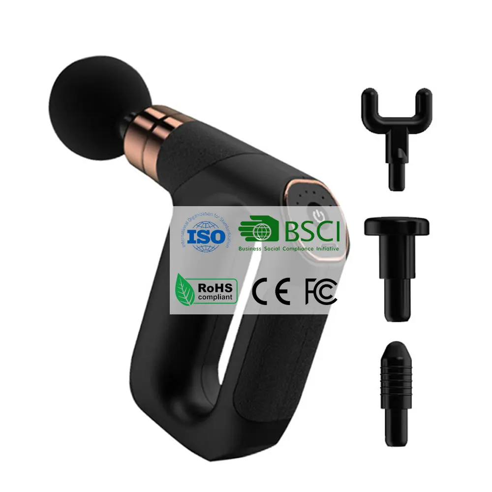 High quality Type-c Message Gun Body Massage Machine Device, Body Massager 14 mm 16 mm mini electric massage gun