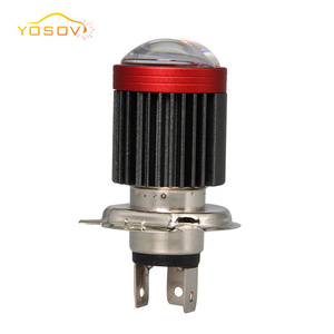 ไฟสปอร์ตไลท์มอเตอร์ไซค์ยี่ห้อ Yosovlamp พร้อมไฟสูง-ต่ำในตัว รุ่นตาแมว H4 แบบสองขา แสงสว่างพิเศษ สำหรับดัดแปลง - Product Image 1