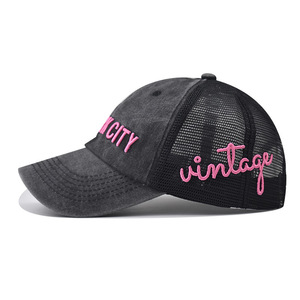 <span class=keywords><strong>Gorra</strong></span> de Béisbol Negra de Nueva York, Ajustable, con Bordado Rosa de Nueva York, <span class=keywords><strong>Gorra</strong></span> Moderna con Cierre a Presión para <span class=keywords><strong>Mujer</strong></span>, Logotipo Personalizado - Product Image 4