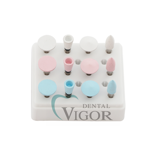 Vigor Dental VG-DB52 Silicone <b>Polishing</b> <b>Kit</b> Dental Burs for Low Speed Handpiece 12pcs/box - Product Image 6