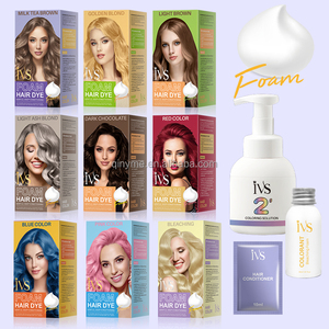 IVS Professional OEM ODM Produits capillaires à base de plantes de haute qualité, teinture capillaire naturelle, shampooing colorant pour cheveux, <span class=keywords><strong>mousse</strong></span> colorante pour cheveux rouges - Product Image 3
